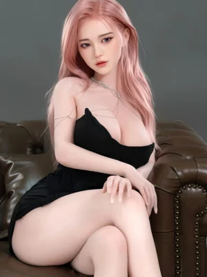 Ruby - Pink Hair Chain Harness TPE Realistic Sex Doll