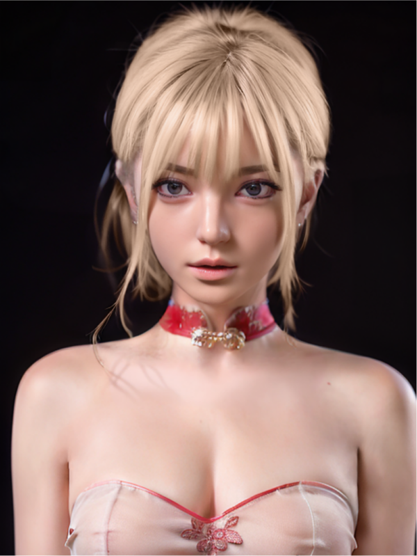 10001(1) Cherry Blossom - Sexy Sheer Cheongsam Lingerie TPE Realistic Sex Doll