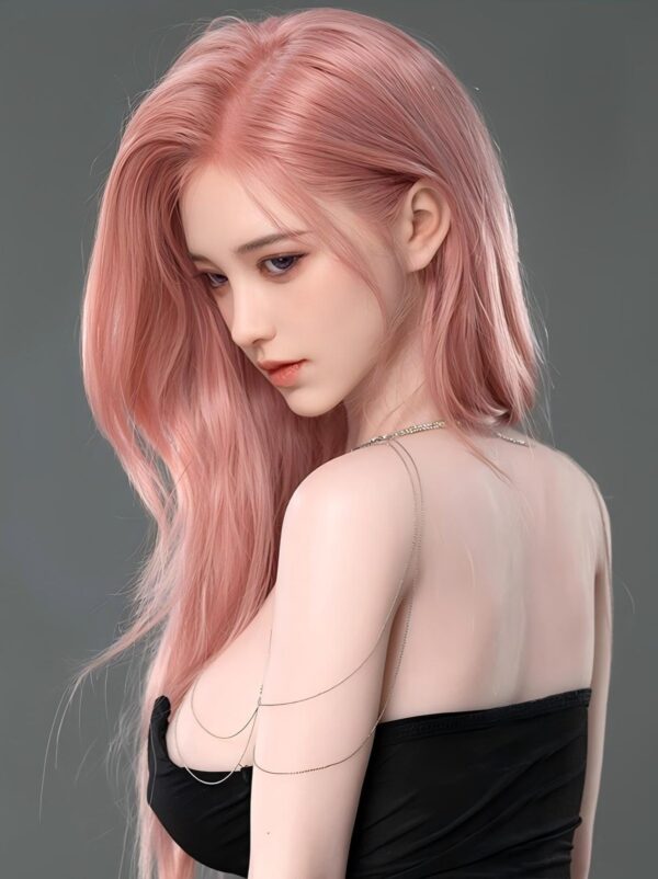 Ruby - Pink Hair Chain Harness TPE Realistic Sex Doll