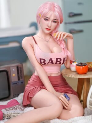 Bubblegum Babe - Cute Pink Crop Top Casual TPE Realistic Sex Doll