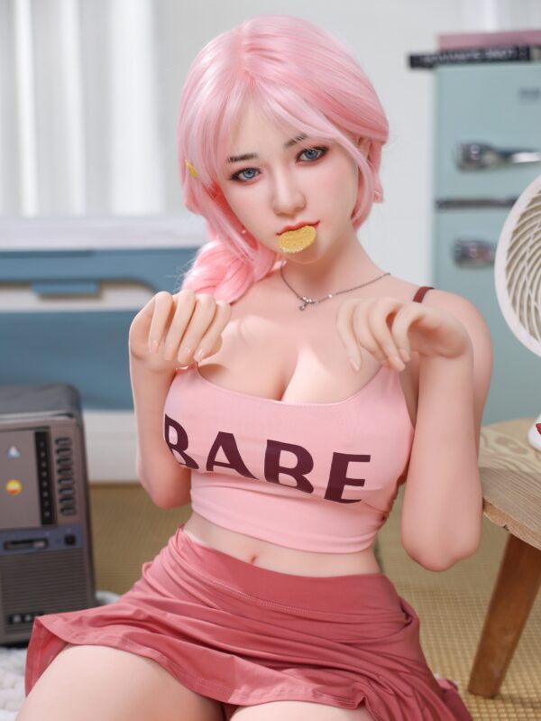 Bubblegum Babe - Cute Pink Crop Top Casual TPE Realistic Sex Doll