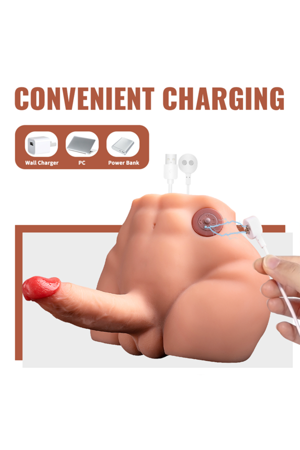 Realistic Butt Masturbator | Vibrating & Thrusting for Shared Spaces