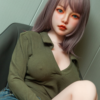 0U9A0714(1) Lavender Tease - Purple Bob Hair Denim Shorts TPE Realistic Sex Doll