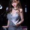 10003(1) Scarlett - Grey Ruffle Top Brunette TPE Realistic Sex Doll
