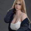 Casual Curves - White Tank Top & Denim Jacket TPE Realistic Sex Doll