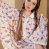 Sienna - Cartoon Car Print Shirt Tease TPE Realistic Sex Doll