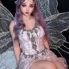 Fairy Enchantress - Purple Hair Elf Fairy Wings TPE Realistic Sex Dol