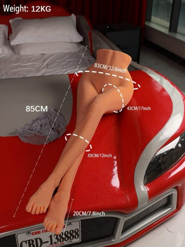 New Light Wheat-Colored 85cm TPE Leg Mold